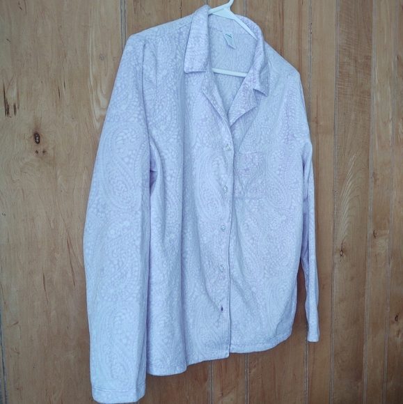 Adonna sleepwear pajama shirt long sleeve purple 🟣 size 2X - Picture 5 of 10
